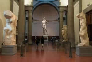 Firenze: Accademia Galleria -lippu APP-oppaan kanssa