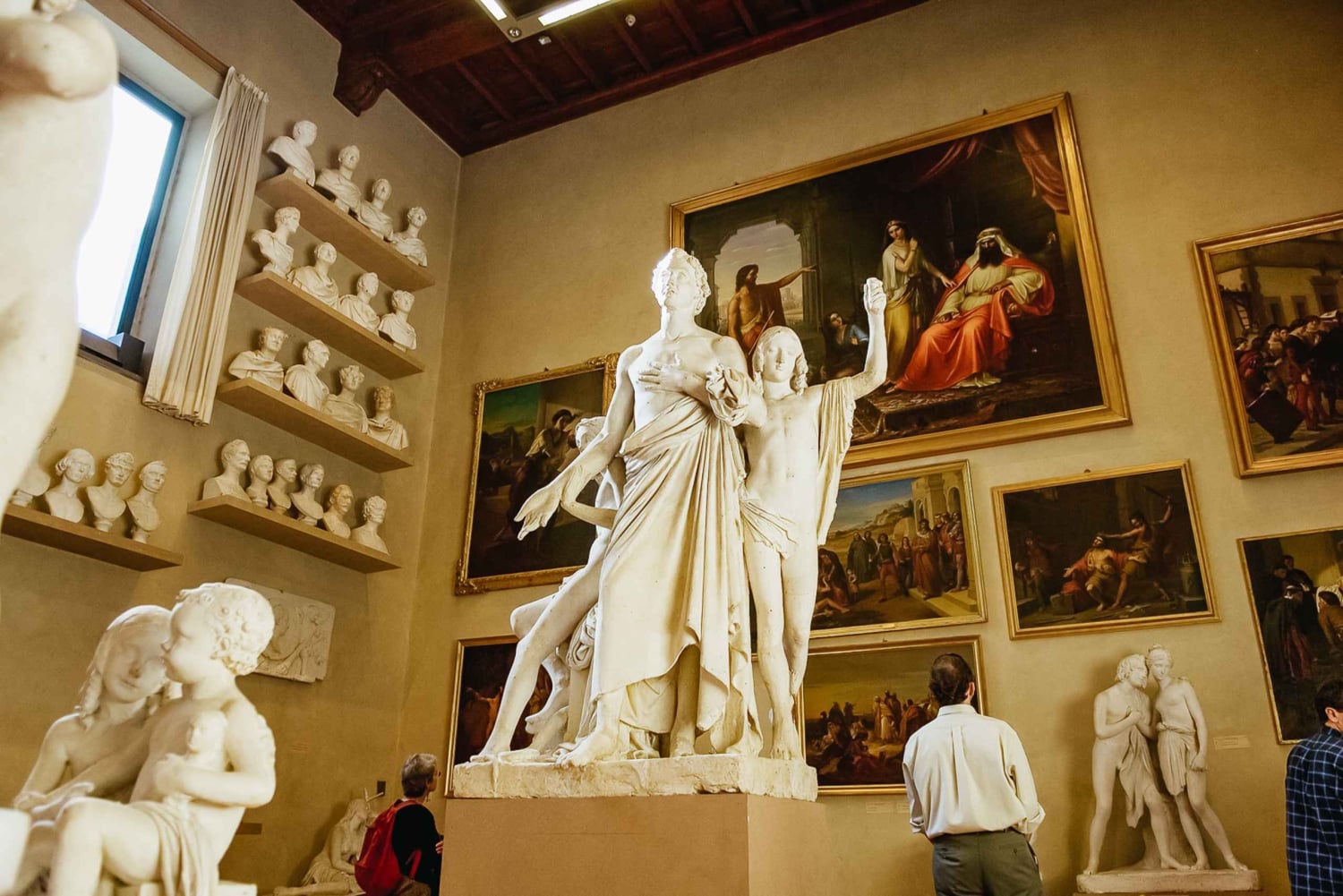 Firenze: Accademia, Uffiziene og byvandring i sentrum