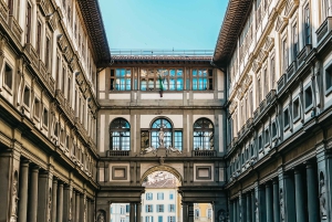 Firenze: Accademia, Uffiziene og byvandring i sentrum