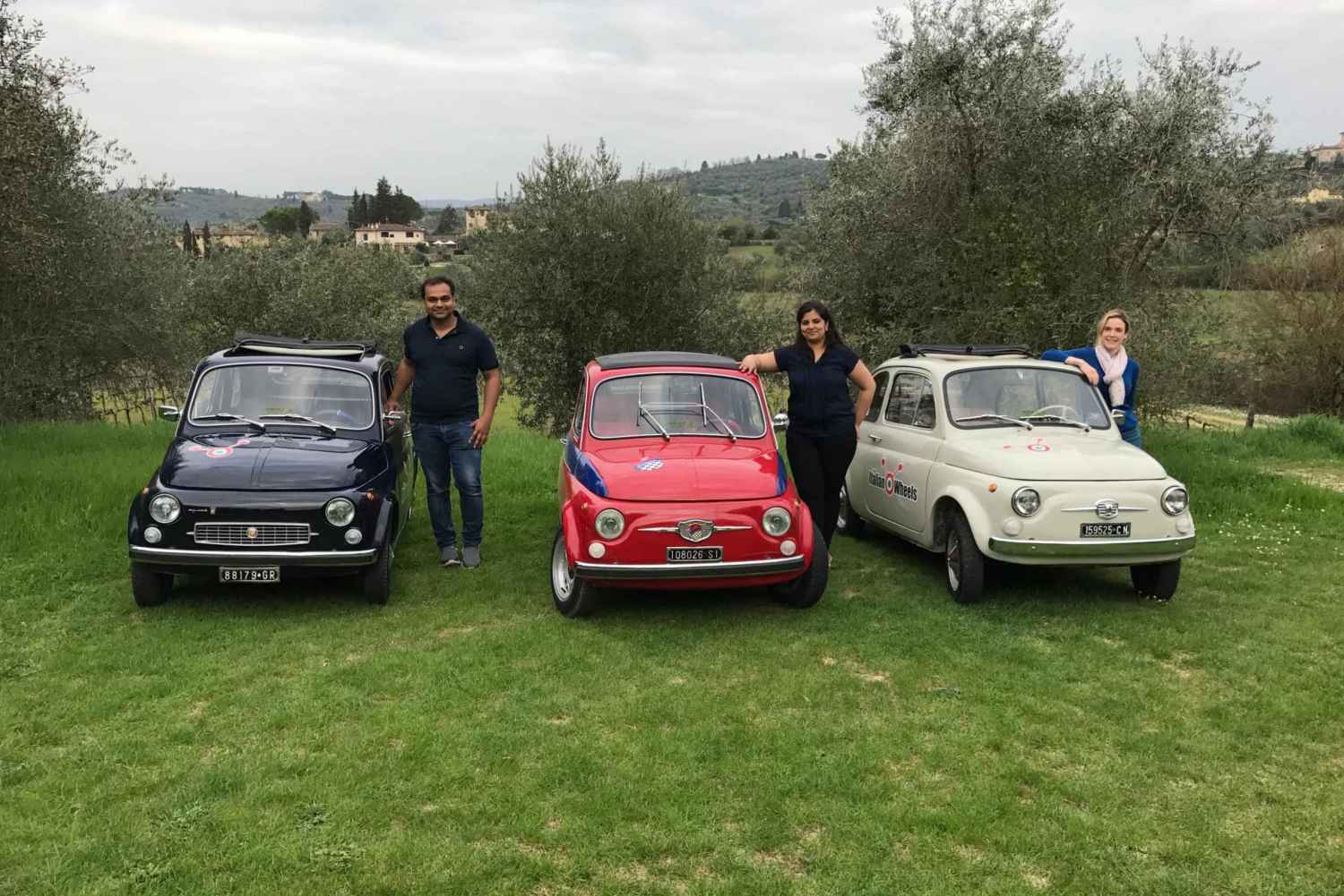 Firenze ja sen ympäristö Vintage Fiat 500 -kierros