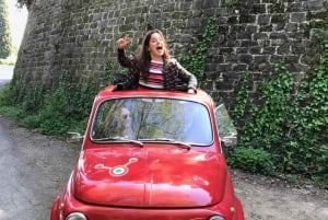 Firenze og omegn Vintage Fiat 500 Tour