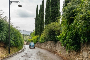 Florença: Passeio de carro pelo campo em um Fiat 500 Vintage