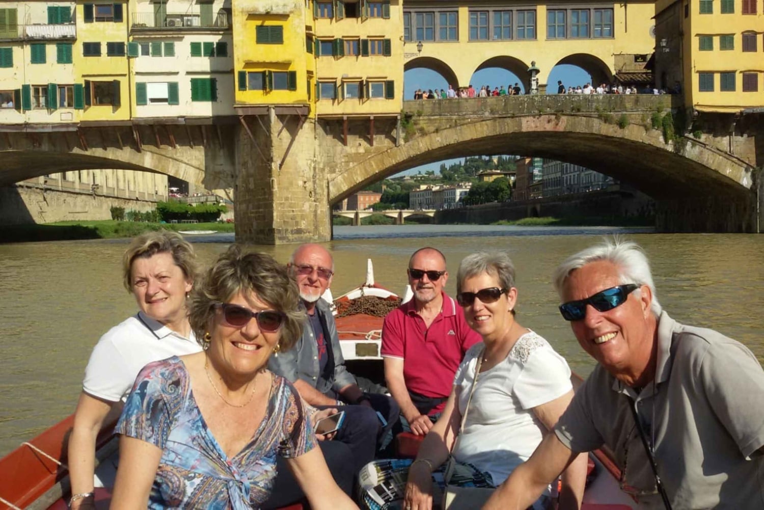 Florence: Authentic Barchetto River Cruise with Wine & Guide
