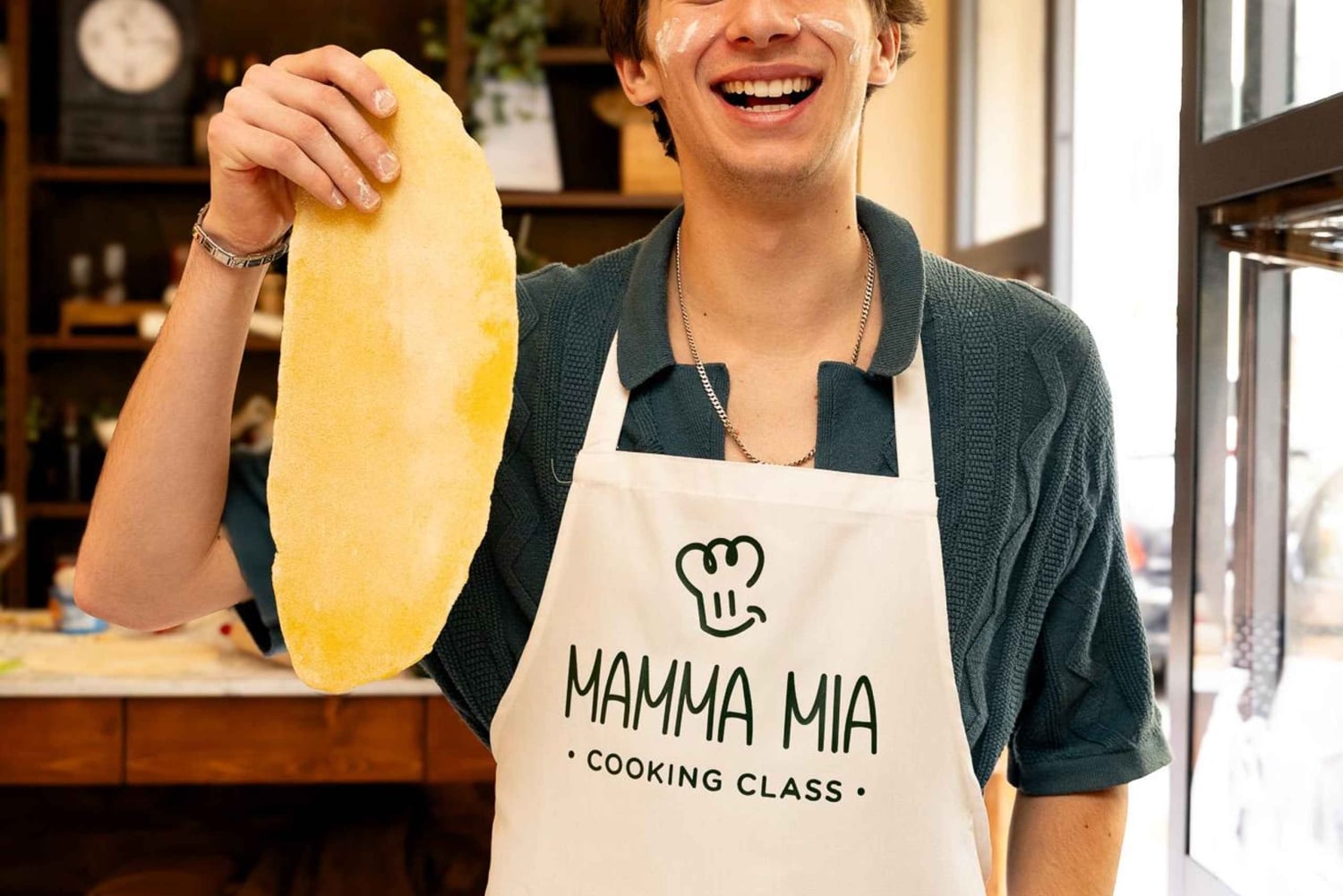 Firenze: Autentica esperienza pizza e gelato + vino illimitato