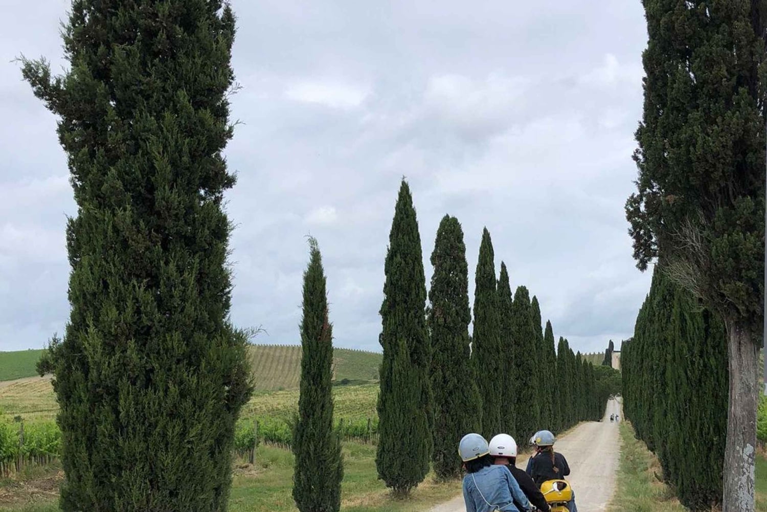 Florencja/Badesse: grupowa wycieczka Vespą po Toskanii z degustacją wina