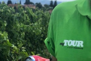Florencja/Badesse: grupowa wycieczka Vespą po Toskanii z degustacją wina