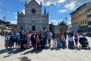 Florence : Basilique de Santa Croce avec un historien de l'art