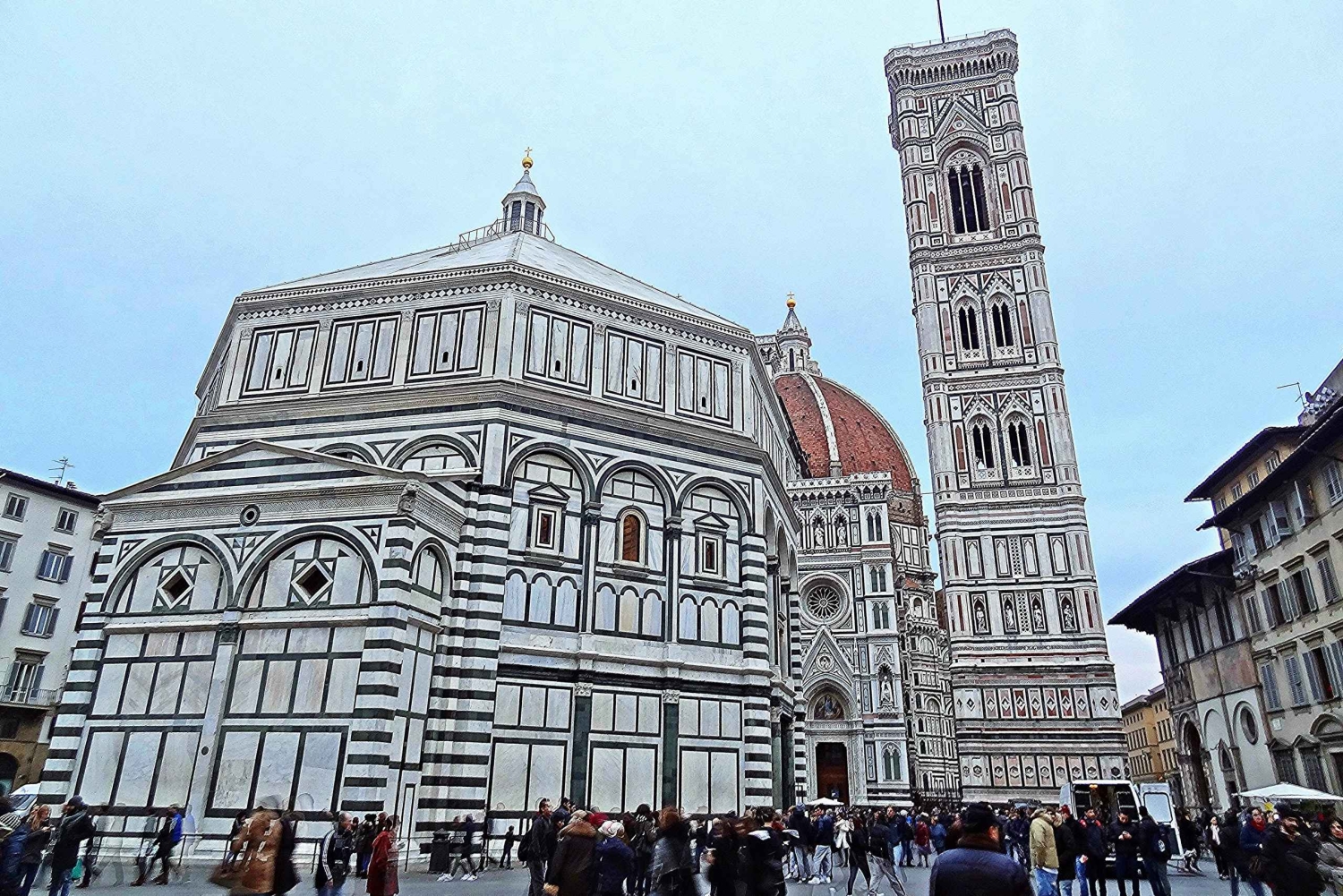 Florencja: Zwiedzanie dzwonnicy, baptysterium i muzeum Duomo