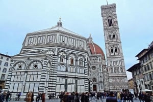 Florencja: Zwiedzanie dzwonnicy, baptysterium i muzeum Duomo