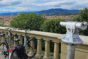 جولة فلورنسا بالدراجة وغروب الشمس وساحة مايكل أنجلو