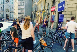 جولة فلورنسا بالدراجة وغروب الشمس وساحة مايكل أنجلو