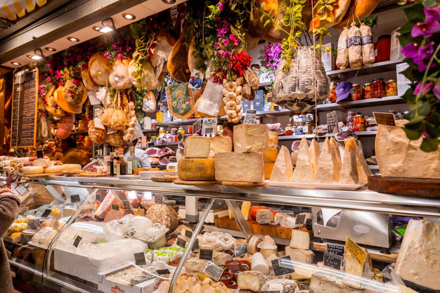 Florens centrala marknad Food Tour med Eating Europe