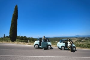 Florence: Chianti Fiat E-Car Tour with Wine Tasting & Lunch
