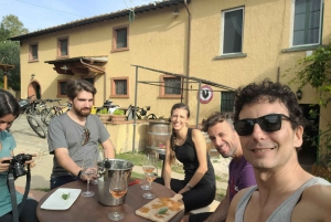 Florens: Cykeltur i Chianti-bergen med lunch på bondgård och vin