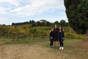 Florens: Cykeltur i Chianti-bergen med lunch på bondgård och vin