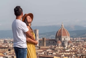 Firenze: Servizio fotografico sullo skyline della città al Piazzale Michelangelo