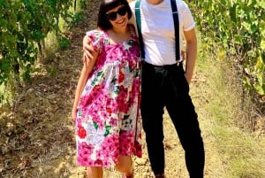 Florença: Visita ao campo com prova de vinhos e aula de massas