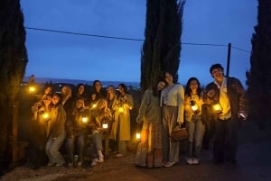 Florença: Visita ao campo com prova de vinhos e aula de massas