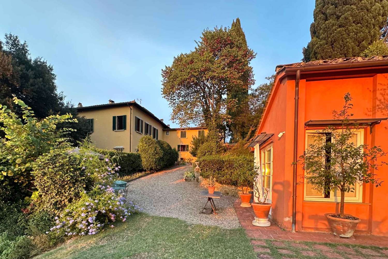 フィレンツェ：リモーナイアでの夕日と魔法の庭園を楽しむ料理体験