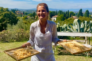 フィレンツェ：リモーナイアでの夕日と魔法の庭園を楽しむ料理体験