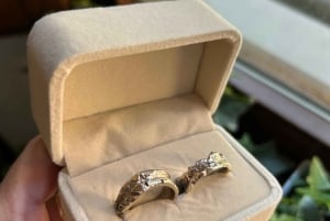 Firenze: Esperienza di creazione di fedi nuziali personalizzate.