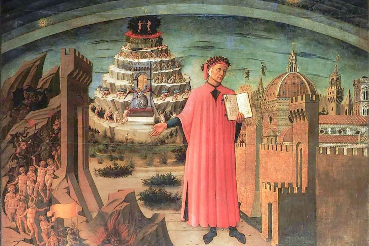 Firenze: Unik Dante Alighieri-by med selvguidet audiotur