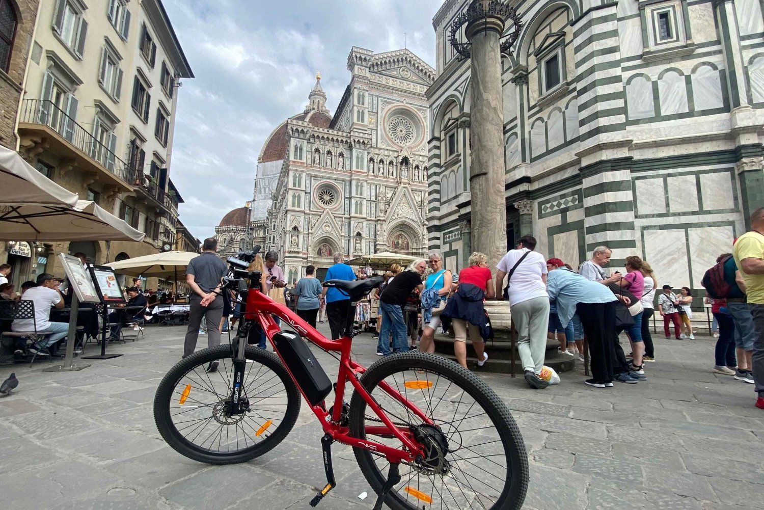 Tour del calcio in bicicletta elettrica di Firenze