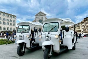 Florença: Carro de golfe ecológico e city tour de Tuk Tuk