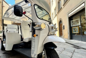 Florença: Carro de golfe ecológico e city tour de Tuk Tuk