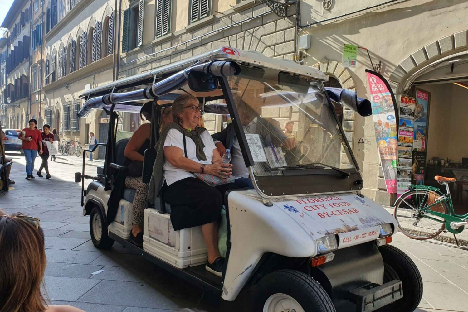 Florença: passeio panorâmico ecológico em carrinho de golfe elétrico