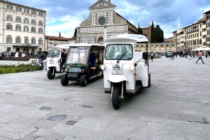 Florens: Stadsvandring med ekologisk golfbil och tuk-tuk (rädda planeten)