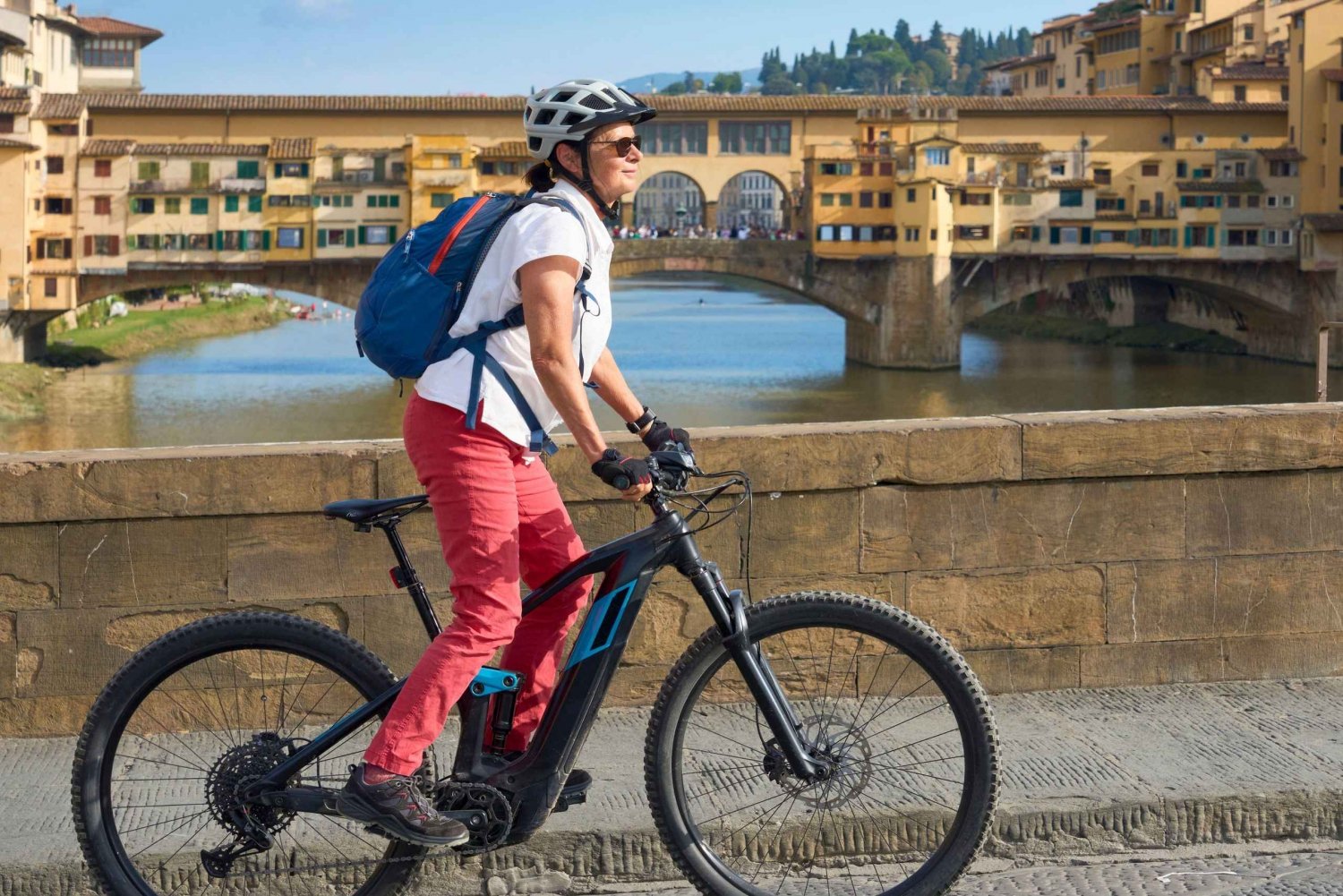 Firenze e Fiesole: Tour E-BIKE + servizio di prelievo e rientro in furgone
