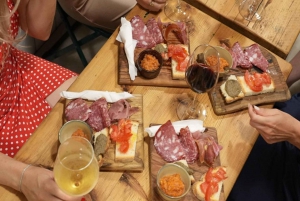 Florencia: Tour gastronómico a pie con chuletón local y vino toscano