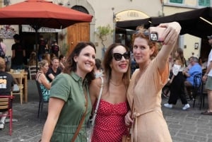 Florencia: Tour gastronómico a pie con chuletón local y vino toscano