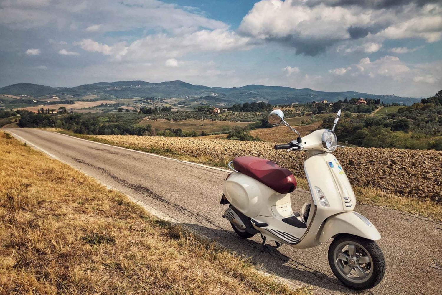 Florens: Heldagstur med Vespa i Toscana och Chianti