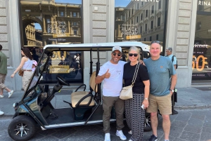 Passeio de carro de golfe em Florença, centro da cidade e Piazzale Michelangelo