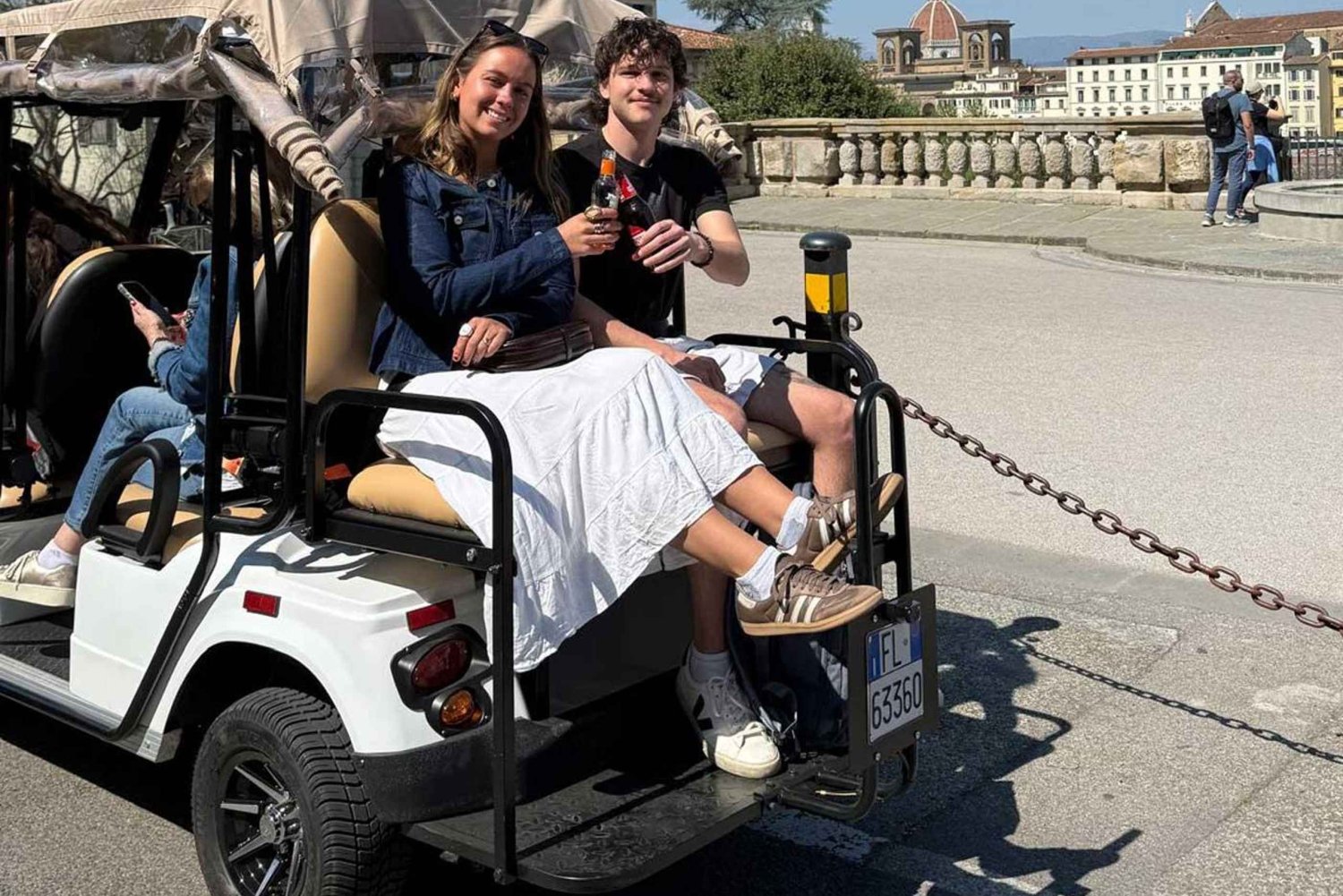 Florence: Golf Cart Tour & Cooking Class with Unlimited Wine