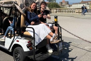 Florence: Golf Cart Tour & Cooking Class with Unlimited Wine