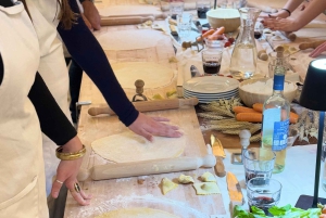 Florence: Golf Cart Tour & Cooking Class with Unlimited Wine