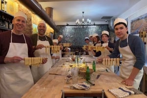 Florence: Golf Cart Tour & Cooking Class with Unlimited Wine