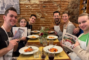 Florence: Golf Cart Tour & Cooking Class with Unlimited Wine