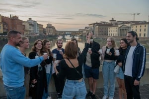 Florencia: Visita guiada a pie con bebidas en bares locales