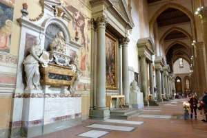 Firenze: Guidet spasertur med inngang til Santa Croce
