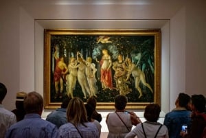 Firenze: Uffiziene og Accademia-galleriet - hopp over køen-tur