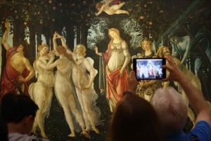 Firenze: Accademia Combo Guided Tour: Uffizin ja Accademian kohokohdat
