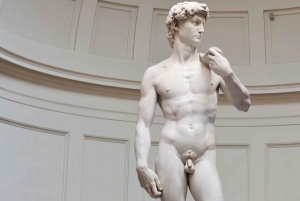 Florenz: Michelangelos David und ein Schluck durch ein Weinfenster