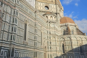 Florenz: Michelangelos David und ein Schluck durch ein Weinfenster