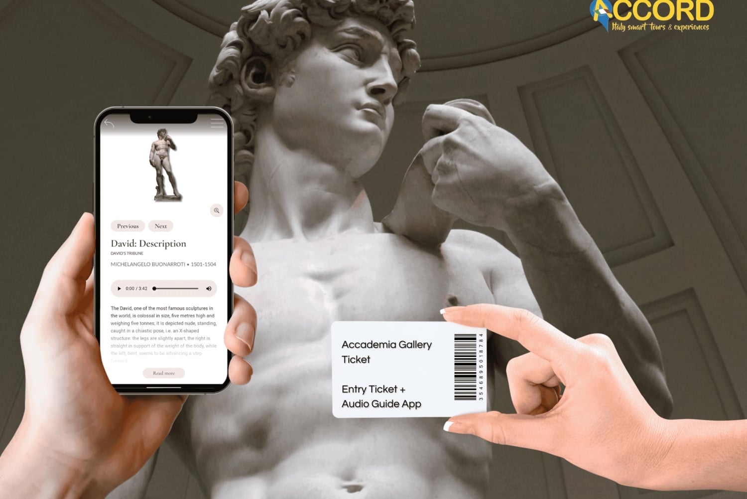 Florencja: Dawid Michała Anioła - bilet priorytetowy i aplikacja audio