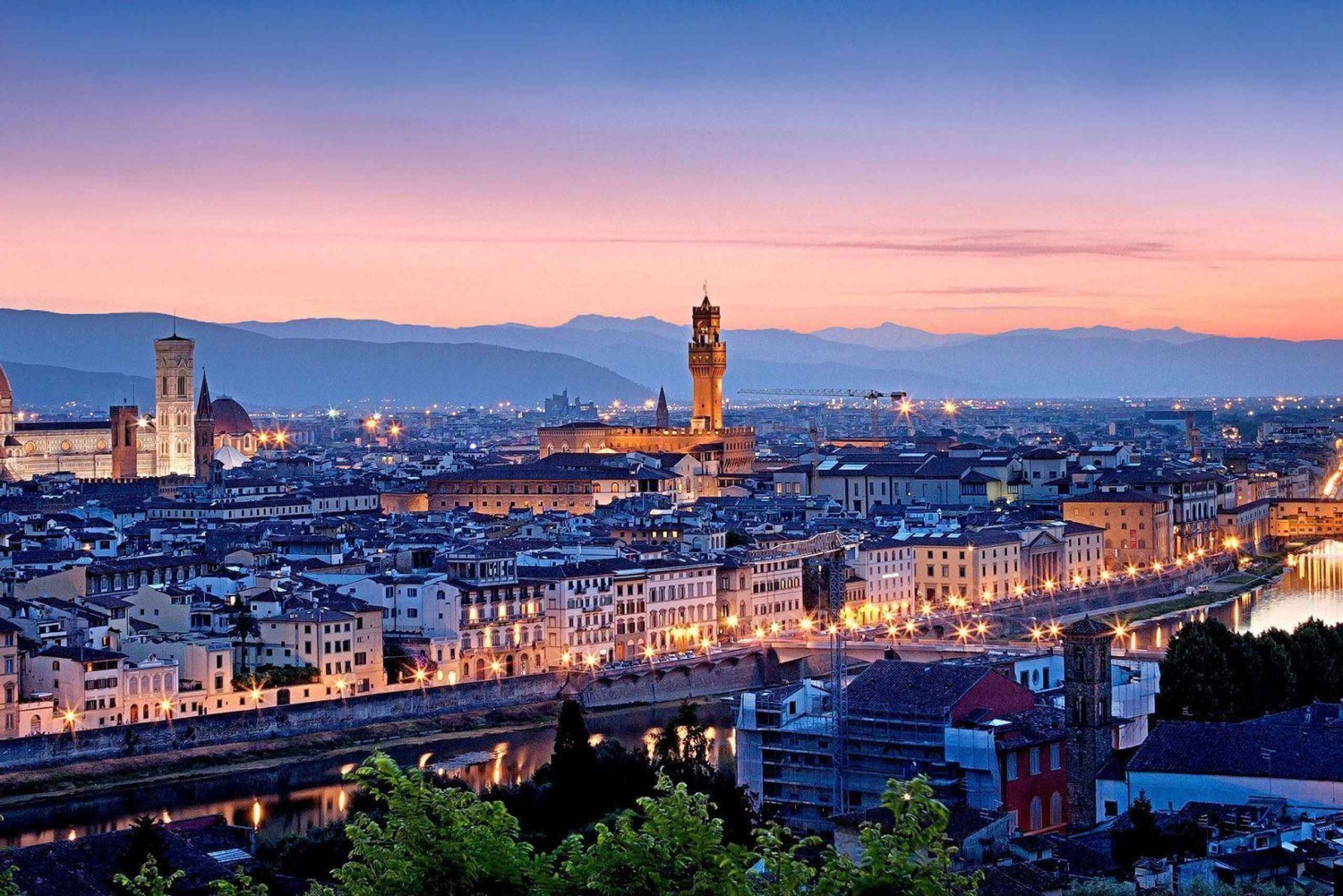 Florence : visite panoramique de Fiesole et de la place Michelangelo