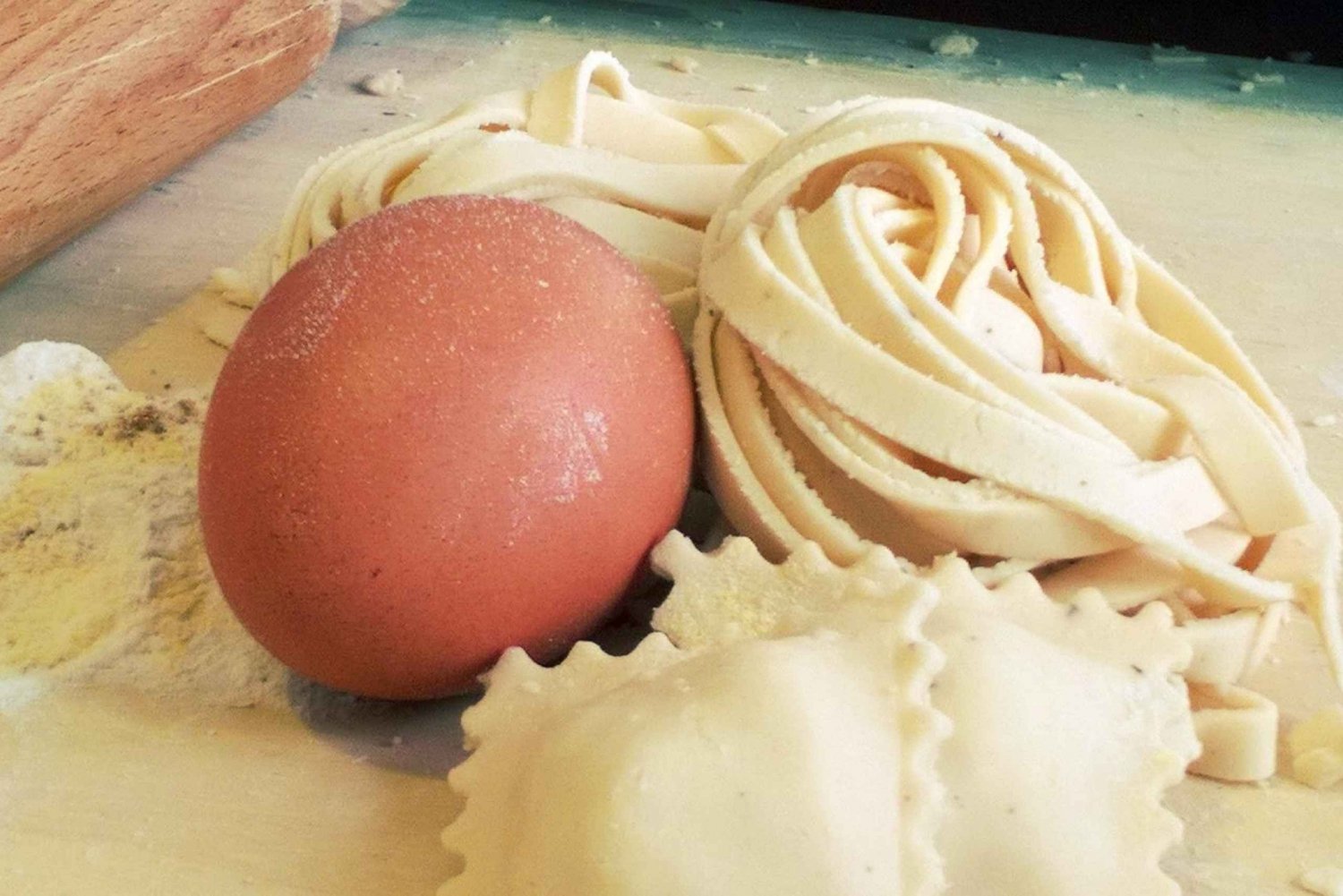 Florencja: Lekcja gotowania makaronu i deseru z napojami